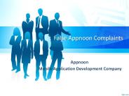 False Appnoon Complaints