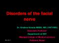 Facial nerve paralysis PowerPoint PPT Presentation
