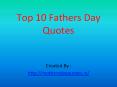 Happy fathers day quotes PowerPoint PPT Presentation