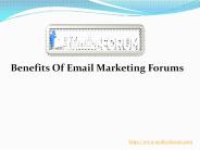 Benefits Of Email Marketing Forums (2)