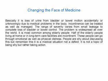 Total Awareness When It Comes to Health