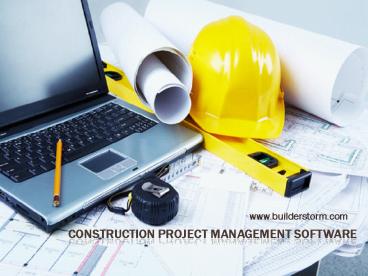 Construction project management software
