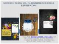 Wedding Thank You Cards with Incredible Illustration PowerPoint PPT Presentation