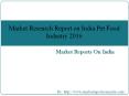 Market Research Report on India Pet Food Industry 2016 PowerPoint PPT Presentation