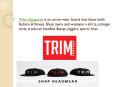 Trim Apparel Website PowerPoint PPT Presentation