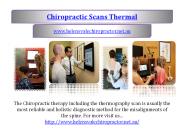 chiropractic scans thermal