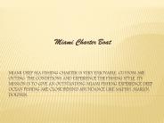 Fishing Charters South Florida