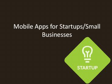 Apps for startups tech