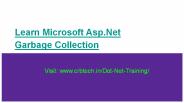 Learn Microsoft Asp.Net Garbage Collection