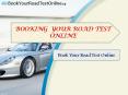 BOOKING  YOUR ROAD TEST ONLINE PowerPoint PPT Presentation