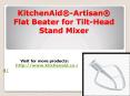 KitchenAid flat beater attachment In Indonesia PowerPoint PPT Presentation