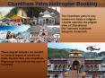 Chardham Helicopter Ticket booking PowerPoint PPT Presentation