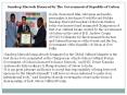 Sandeep Marwah Honored by The Government of Republic of Gabon
