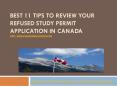 Best 11 Tips to Review your Refused Study Permit Application to Canada PowerPoint PPT Presentation