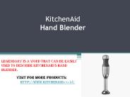 KitchenAid Hand Blender In Indonesia