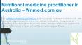 Nutritional medicine practitioner in Australia – Wnmed.com.au PowerPoint PPT Presentation