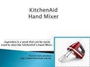 KitchenAid® 7 Speed Digital Hand Mixer