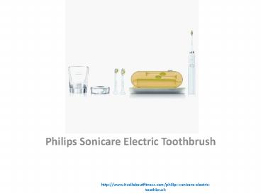 Philips Sonicare Electric Toothbrush (1)