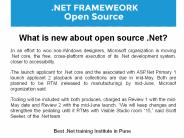 .Net Framework Open Source