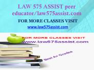 LAW 575 ASSIST peer educator-law575assist.com