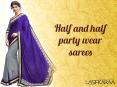 Half and Half Pary Wear Sarees PowerPoint PPT Presentation