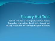 Factory Hot Tubs