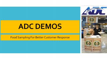 Food Sampling For Better Customer Response