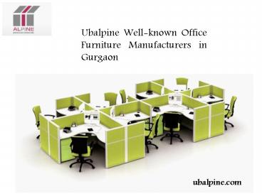 Office Furniture Manufacturers in Gurgaon