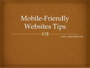 Mobile Friendly Websites Development Tips
