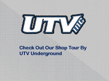 Utv Presentation Free To Download