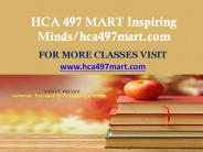 HCA 497 MART Inspiring Minds/hca497mart.com