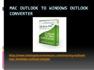 Convert mac outlook to windows outlook