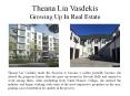 Theana Lia Vasdekis Growing Up In Real Estate PowerPoint PPT Presentation