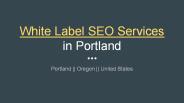 Best White Label SEO Services in Portland
