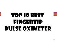 Best Finger Pulse Oximeter