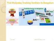 Web Designing training in Marathahalli bangalore