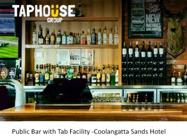 Public Bar with Tab Facility - Coolangatta Sands Hotel