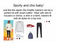 Sporty and chic baby