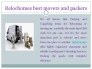 Packers and Movers in Chandigarh