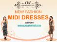 Women's Midi Dresses | Designer Midi Dresses