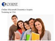 Get Online Microsoft Dynamics Axapta Training in USA