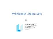 Wholesale Chakra Sets | Alakik.net - Universal Exports