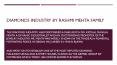 Rashmi Mehta Diamonds Belgium Rashmi Mehta PowerPoint PPT Presentation