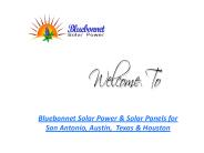 San Antonio Solar Panels