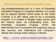 How to remove Suu.variableshamsters.com from infected PC
