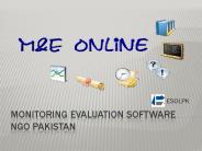 monitoring evaluation software NGO Pakistan