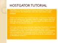 Website submission process in HostGator. PowerPoint PPT Presentation