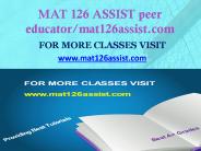 MAT 126 ASSIST peer educator-mat126assist.com
