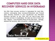 Computer Hard Disk Data Recovery Services in Hyderabad