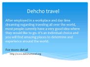 Dehcho travel